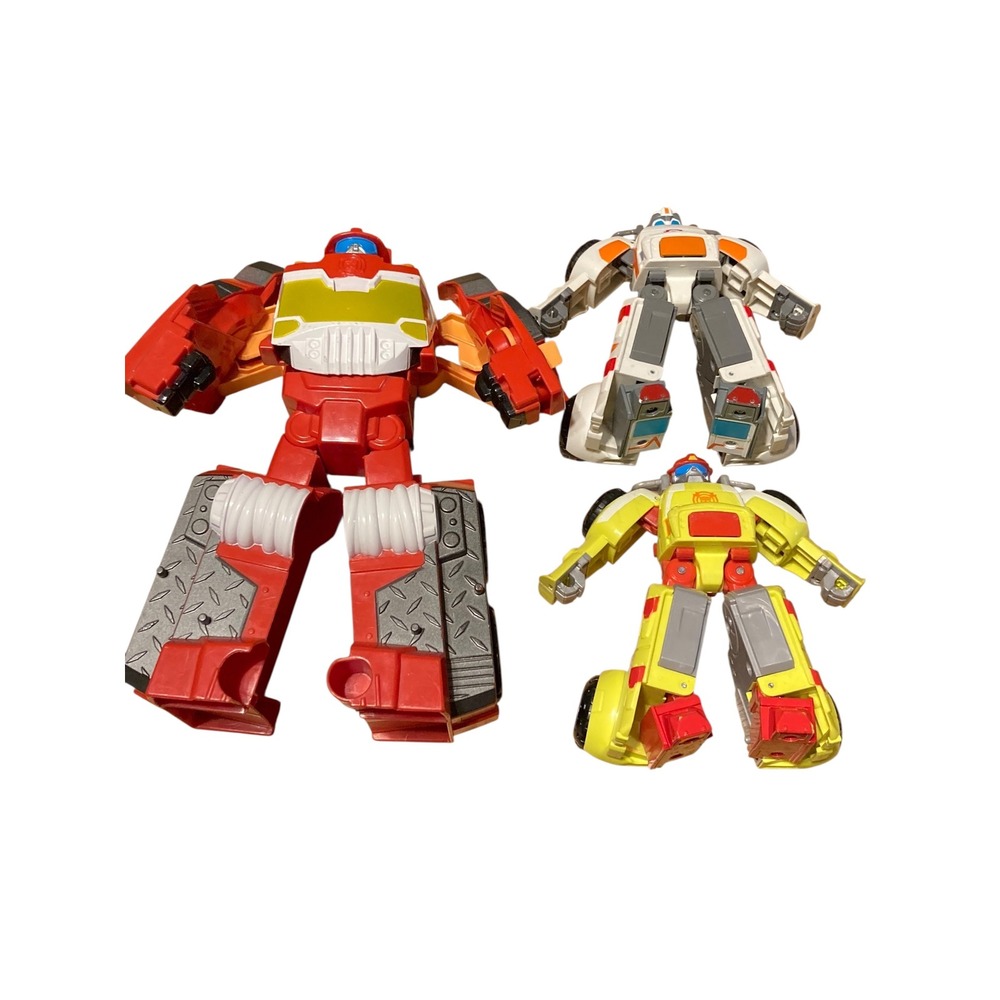 Transformers Rescue Bots Lot Heatwave Ratchet Medix Playskool Heroes Figures